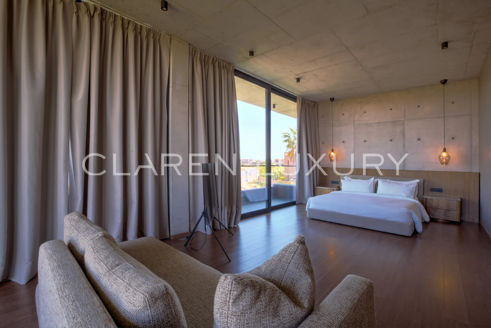 Villa d’exception avec piscine chauffée et vue sur golf et Atlas à Marrakech