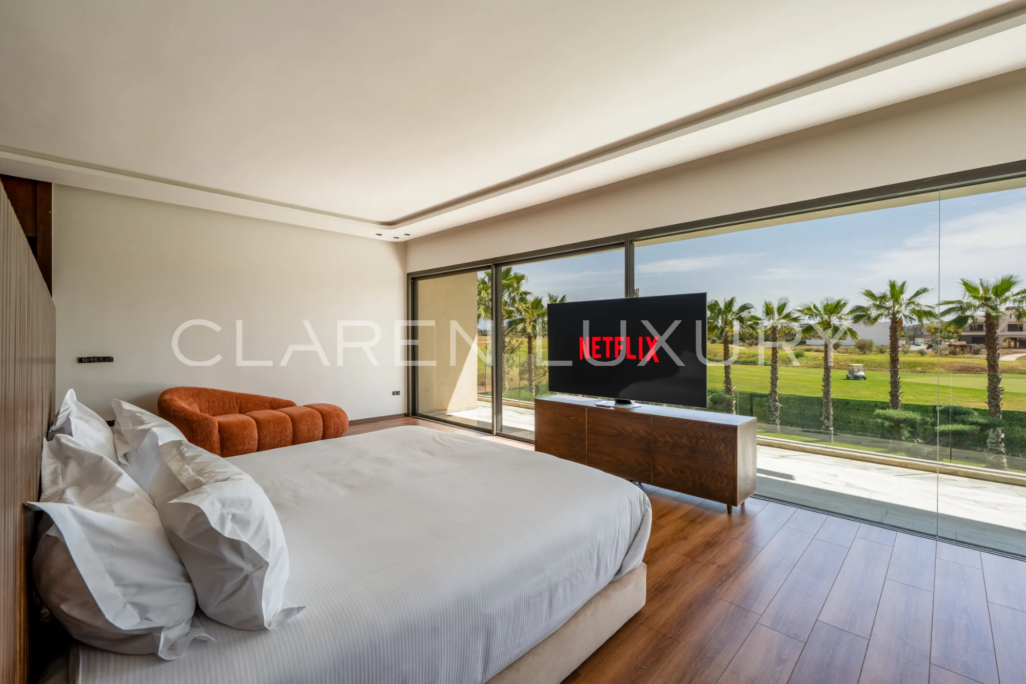 Villa de luxe front golf avec piscine – 5 suites dans domaine prestigieux