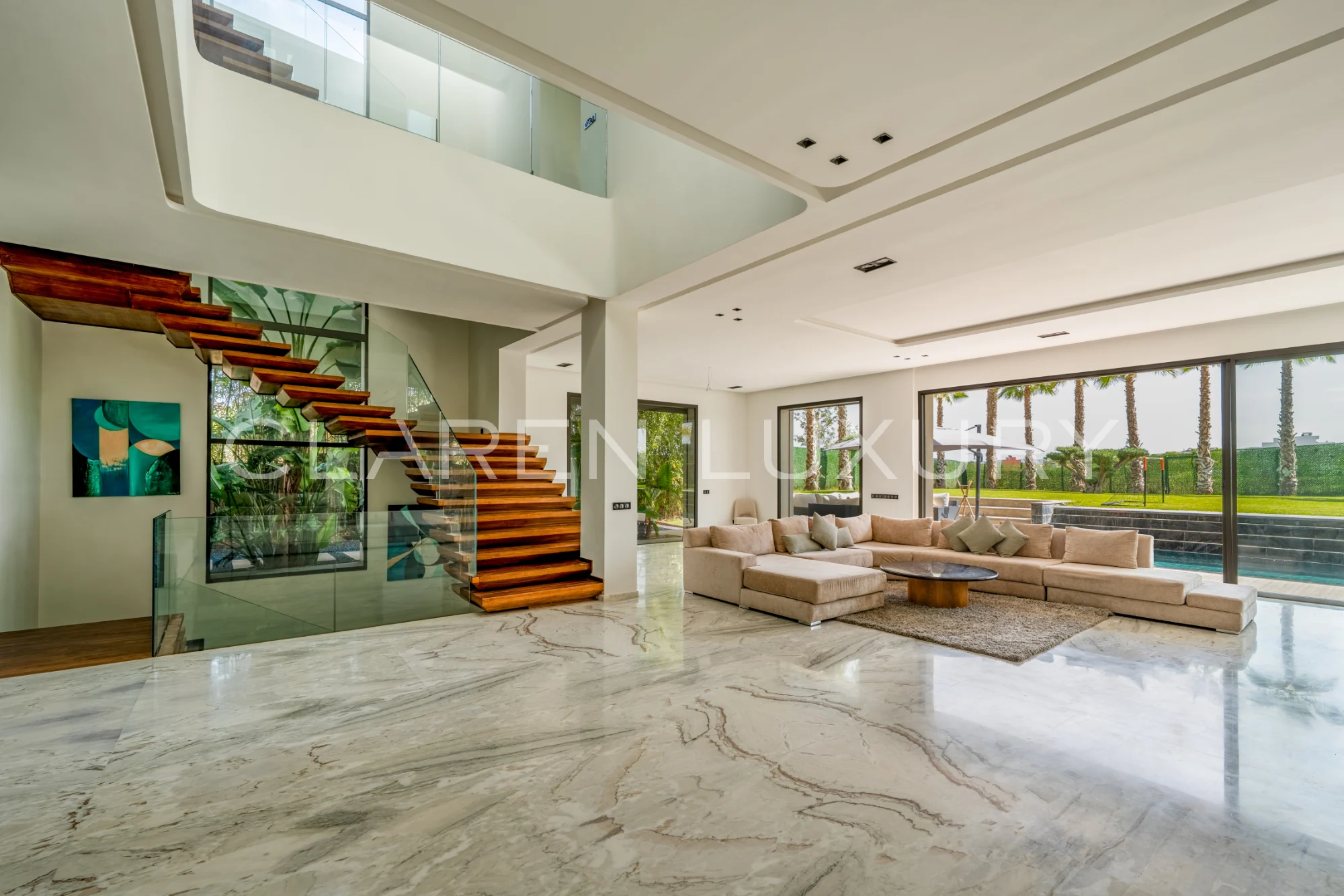 Villa de luxe front golf avec piscine – 5 suites dans domaine prestigieux