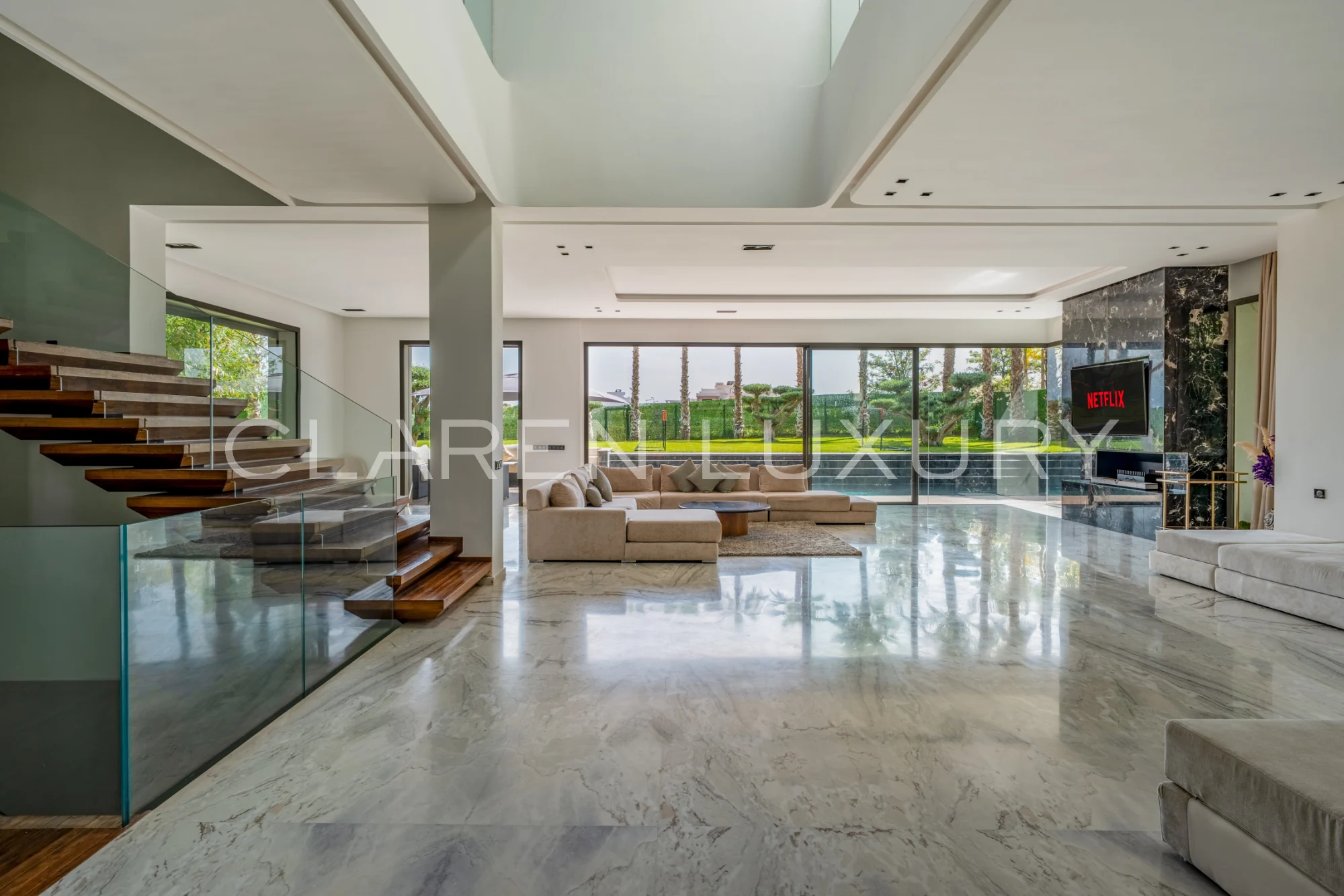 Villa de luxe front golf avec piscine – 5 suites dans domaine prestigieux