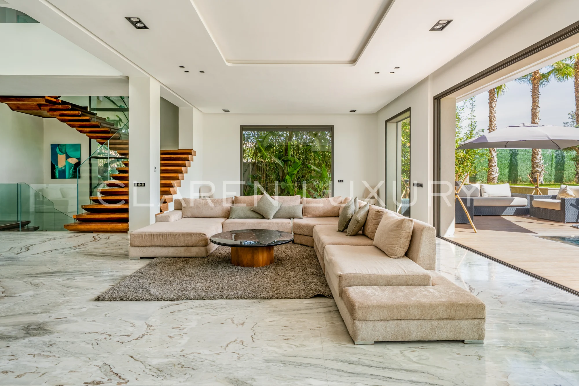 Villa de luxe front golf avec piscine – 5 suites dans domaine prestigieux