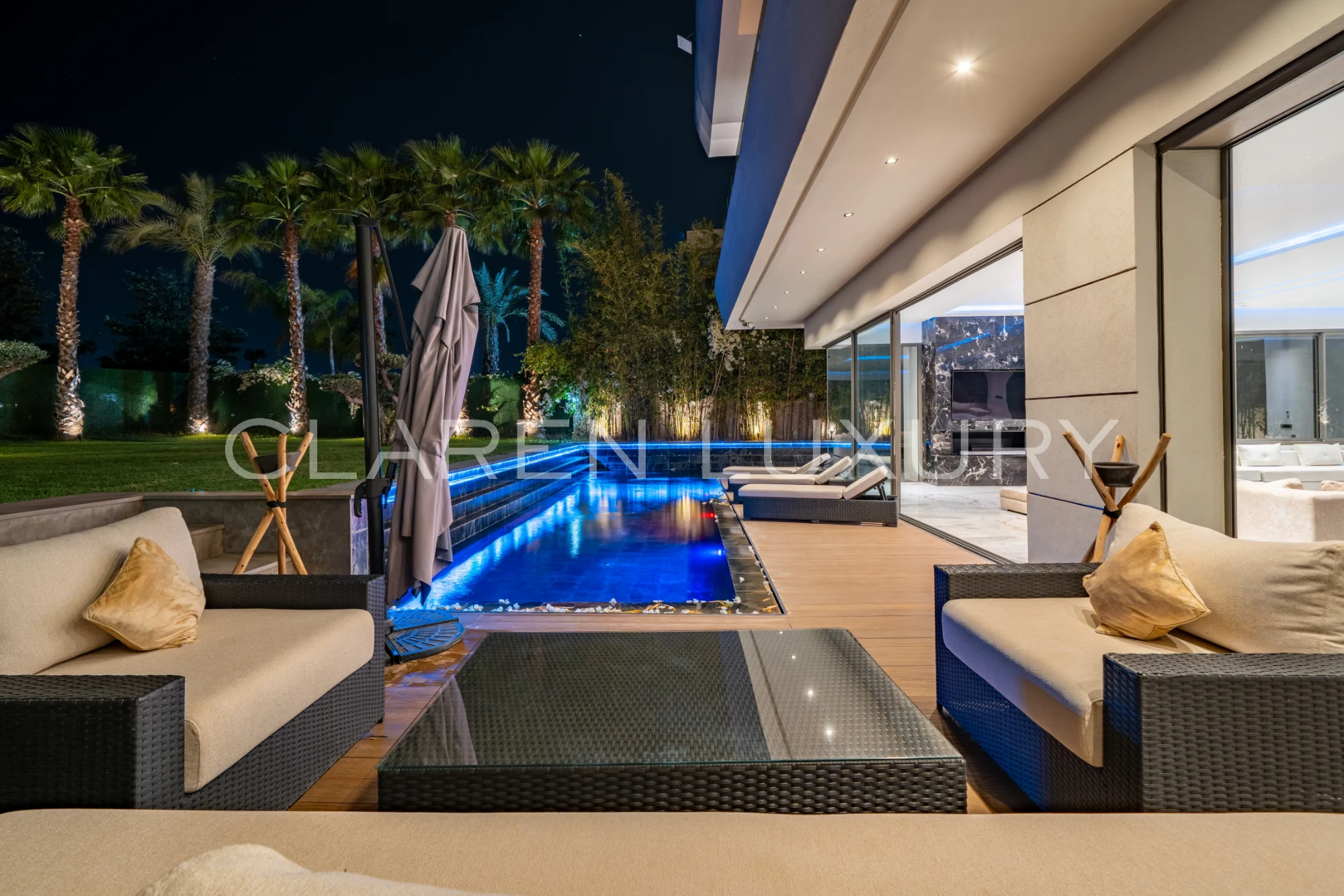 Villa de luxe front golf avec piscine – 5 suites dans domaine prestigieux