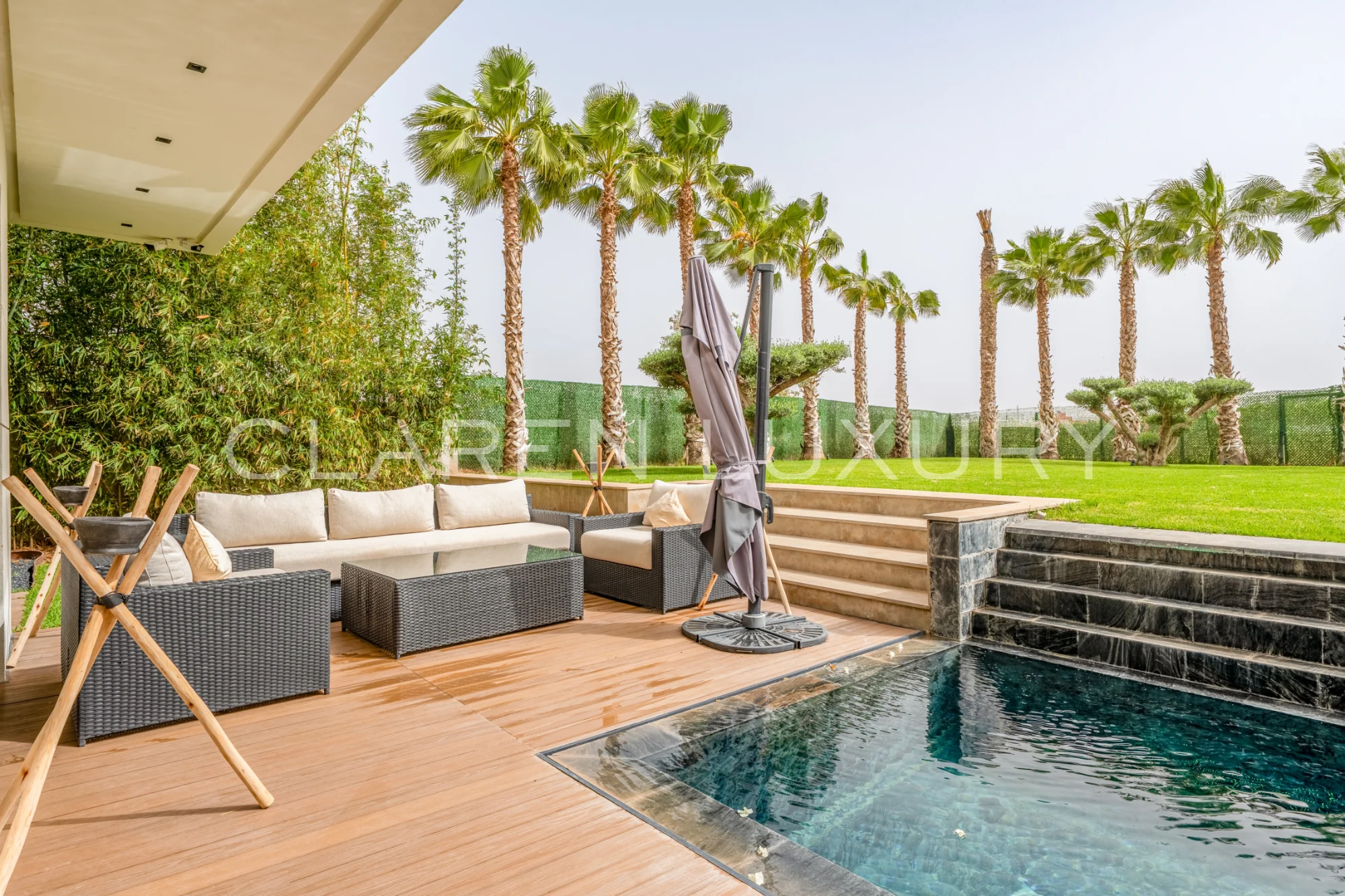 Villa de luxe front golf avec piscine – 5 suites dans domaine prestigieux