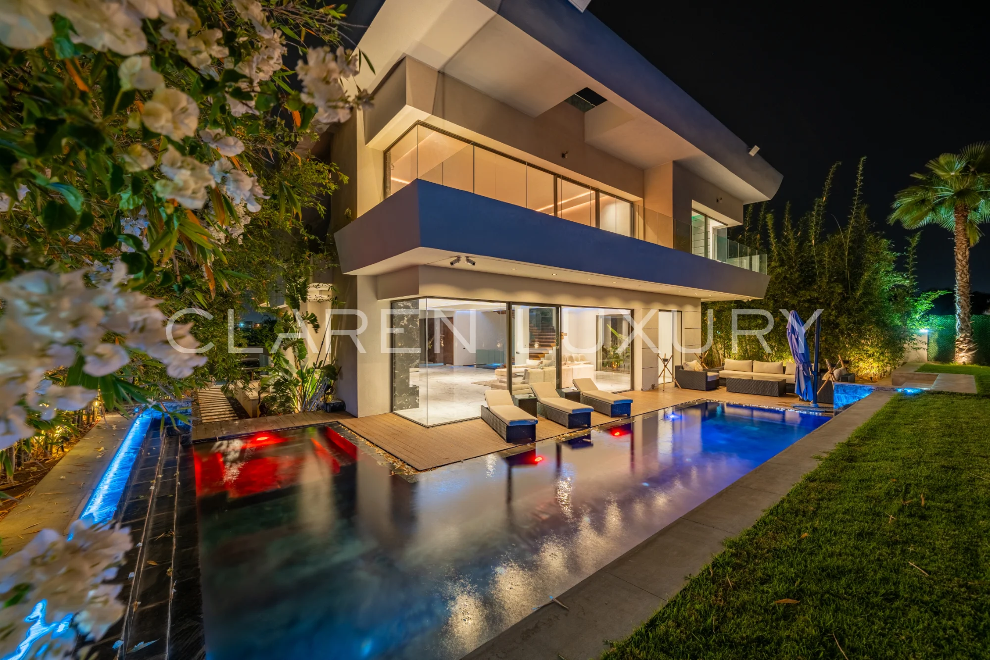 Villa de luxe front golf avec piscine – 5 suites dans domaine prestigieux